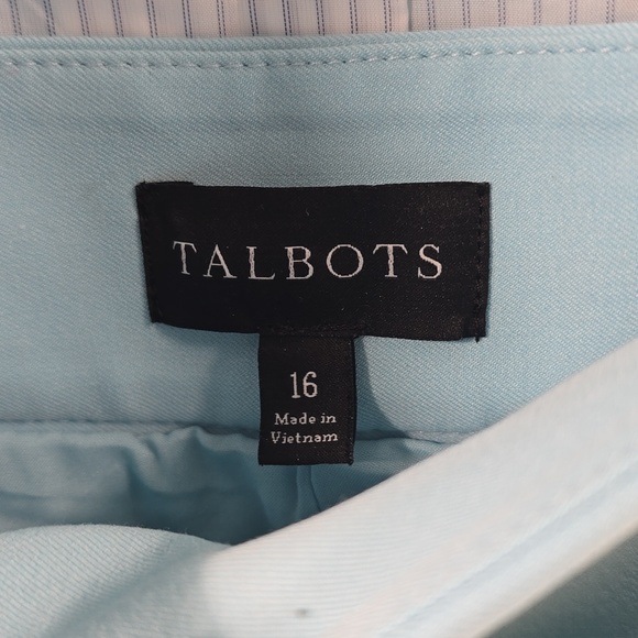 Talbots Light Blue Double-Breasted Blazer and Pants - Picture 3 of 12